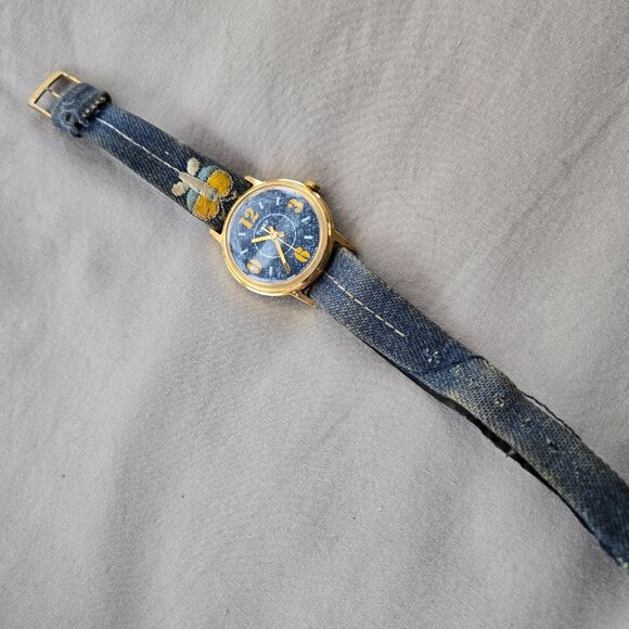 Vintage 1978 Timex Wrist Jeans Sprite Watch - Picture 3 of 5